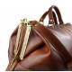 Borsone pelle viaggio doctor bag borsa cabina con ruote marrone