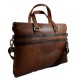 Ledertasche messenger herren damen handtasche schultertasche notebook tablet ipad tasche braun