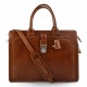 Leather briefcase mens women office shoulder bag document messenger bag business bag executive VIP briefcase honey