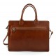 Leather briefcase mens women office shoulder bag document messenger bag business bag executive VIP briefcase honey