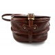 Ladies handbag leather bag clutch hobo bag shoulder bag brown