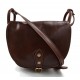 Ladies handbag leather bag clutch hobo bag shoulder bag brown