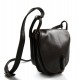 Bolso de mujer de piel bandolera de cuero marròn oscuro