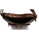 Ladies buffalo leather brown handbag womens