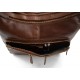 Ladies buffalo leather brown handbag womens