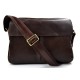 Leder umhängetasche ipad tasche notebook tasche damen schultertasche tablet tasche herren dunkel braun