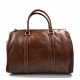 Brown duffle bag leather small duffel genuine leather travel bag