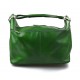 Duffle bag mens women leather green travel bag luggage leather bag carryon made in Italy airplane