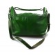 Duffle bag mens women leather green travel bag luggage leather bag carryon made in Italy airplane