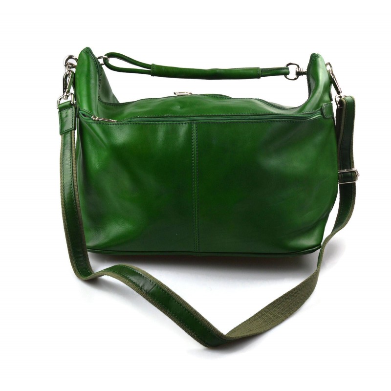 Leather travel bag Fauré Le Page Green in Leather - 34330815