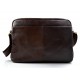 Leder umhängetasche ipad tasche notebook tasche damen schultertasche tablet tasche herren dunkel braun