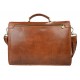 Leather briefcase business bag conference bag satchel matt brown