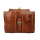 Leather briefcase business bag conference bag satchel matt brown