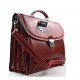 Leather briefcase office bag men ladies bag business red