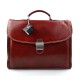 Leather briefcase office bag men ladies bag business red