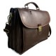 Leder herren damen aktentasche messenger ledertasche dunkelbraun