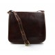 Leather messenger bag mens women leather bag leather shoulder bag brown