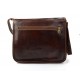 Leather messenger bag mens women leather bag leather shoulder bag brown