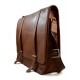 Sac messenger en cuir marron homme famme cuir sac d'épaule bandoulière sac postier