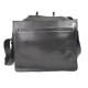 Mens leather messenger bag black shoulder bag genuine leather briefcase