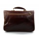 Messenger leather bag office bag mens business shoulder bag satchel brown