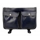 Messenger Leder herren aktentasche  ledertasche umhangetasche schultertasche tragetasche blau