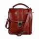 Bolso de cuero genuino cartero hobo bag bolso piel hombre bolso piel mujer bandolera rojo