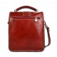 Crossbody satchel genuine leather bag shoulder bag hobo bag red