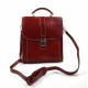 Bolso de hombre bolso de mujer bandolera de cuero rojo cartero cuero genuino hobo bag bolso de espalda