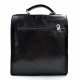 Black hobo bag satchel mens ladies leather shoulder bag made in Italy crossbody bag