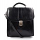 Bandoulière en cuir sac homme femme messenger sac d'épaule sac postier sac hobo noir