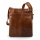 Bandoulière en cuir sac homme messenger sac d'épaule sac postier sac hobo marron sacoche