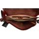 Cartella pelle messenger a tracolla postino borsa vera pelle uomo donna made in Italy rosso