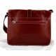 Sac cuir sac à bandoulière homme femme sac postier rouge sac d'épaule bandoulière