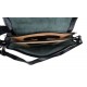 Leather hobo bag mens satchel messenger bag shoulder bag crossbody black