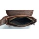 Leather brown shoulder bag mens women sling bag messenger leather satchel crossbody