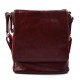 Leather red shoulder bag mens women sling bag messenger leather satchel crossbody