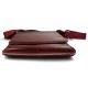 Sac en cuir sac rouge à bandoulière homme femme sac d'épaule bandoulière en cuir