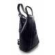 Sac à dos bandoulière en cuir sac homme femme bleu