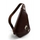 Sac à dos bandoulière en cuir sac homme femme sac hobo marron