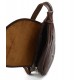 Leather backpack travel bag ladies mens leather weekender brown