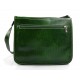 Borsa uomo messenger tracolla postino donna vera pelle verde