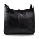 Borsa pelle borsello donna a spalla e a tracolla nero made in Italy vera pelle