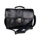 Leather briefcase mens ladies office handbag shoulder bag messenger business bag satchel black woman leather office bag