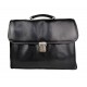 Leather briefcase mens ladies office handbag shoulder bag messenger business bag satchel black woman leather office bag