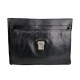 Leather briefcase mens ladies office handbag shoulder bag messenger business bag satchel black woman leather office bag