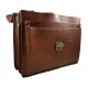 Leather briefcase mens ladies office handbag shoulder bag messenger business bag satchel brown woman leather office bag