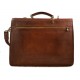 Leather briefcase mens ladies office handbag shoulder bag messenger business bag satchel brown woman leather office bag