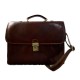 Carpeta de cuero bolso cartera de cuero bolso de hombre bolso de mujer bolso de mano executive bolso de espalda marron oscuro