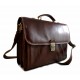 Carpeta de cuero bolso cartera de cuero bolso de hombre bolso de mujer bolso de mano executive bolso de espalda marron oscuro